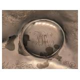 LL - Antique Whiting Pierced Sterling Silver Footed Dish