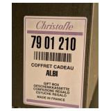 LL - Set of 6 Christofle Albi Champagne Flutes in Gift Boxes