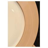 LL - Set of 5 Jean Louis Coquet Limoges Damas Charger Plates 12.5 Inch