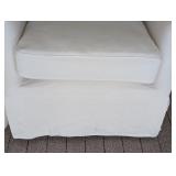 ML - Pair of Essentials for Living Stitch and Hand Swivel Club Chairs