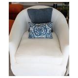 ML - Pair of Essentials for Living Stitch and Hand Swivel Club Chairs