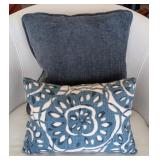 ML - Pair of Essentials for Living Stitch and Hand Swivel Club Chairs