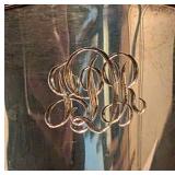 LL - Vintage Gorham Sterling Silver Creamer 2444 Plymouth Pattern Monogrammed