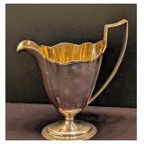 LL - Vintage Gorham Sterling Silver Creamer 2444 Plymouth Pattern Monogrammed