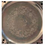 LL - Vintage Meriden Britannia Pierced Sterling Silver Plate