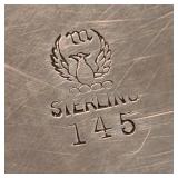 LL - Vintage Meriden Britannia Pierced Sterling Silver Plate