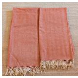 LL - Pair of Lands Downunder Italian Herringbone Throw Blankets 61 x 54 Inches