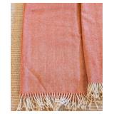 LL - Pair of Lands Downunder Italian Herringbone Throw Blankets 61 x 54 Inches