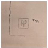 LL - Adam Helms Framed Direct Gravure Print Untitled Portrait Che Guevara