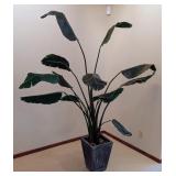 LL - 6 Foot Tall Potted Faux Tropical Plant in Decorative Planter