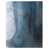 ML - Faux Topiary in Glossy Blue Ceramic Pot, 25 Inch Tall