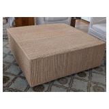 ML - Large Seagrass Coffee Table Ottoman