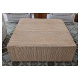 ML - Large Seagrass Coffee Table Ottoman