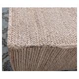 ML - Large Seagrass Coffee Table Ottoman