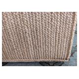 ML - Large Seagrass Coffee Table Ottoman