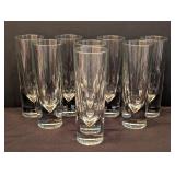 LL - Set of 8 Carlo Moretti Bullet Glasses