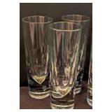 LL - Set of 8 Carlo Moretti Bullet Glasses