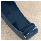 ML - Round Blue Painted Pedestal Dining Table