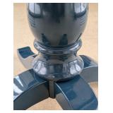 ML - Round Blue Painted Pedestal Dining Table