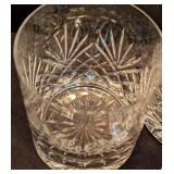 ML - Set of 4 Monogrammed Peill and Putzler Crystal Old Fashioned Glasses