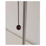 ML - Petite Table Lamp with Square White Shade and Wood Base