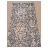 LL - Pair of Custom Tablecloths with Blue and Cream Patterns, Fits 9 x 4 ft Table