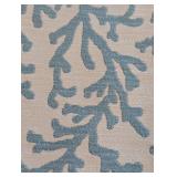 LL - Pair of Custom Tablecloths with Blue and Cream Patterns, Fits 9 x 4 ft Table