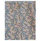 LL - Pair of Custom Tablecloths with Blue and Cream Patterns, Fits 9 x 4 ft Table