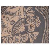 LL - Pair of Custom Tablecloths with Blue and Cream Patterns, Fits 9 x 4 ft Table