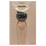 LL - Set of 6 Champagne Flutes with Decorative Stems