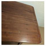 LL - Vintage Wood Dining Table with Tapered Legs