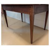 LL - Vintage Wood Dining Table with Tapered Legs