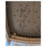 LL - Emeco Navy Chair with Black Upholstered Seat and Back