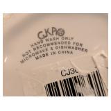 LL - Assorted Christmas Servingware Set with Santa Mugs and Mariposa Platter