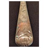 LL - Pair of  Vintage Wallace Sterling Silver Serving Spoons