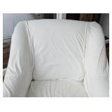 ML - Room and Board White Slipcovered Armchair