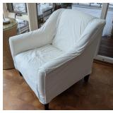 ML - Room and Board White Slipcovered Armchair