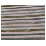 ML - Velvet Striped Tablecloth for 4.5 ft Table
