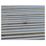ML - Velvet Striped Tablecloth for 4.5 ft Table