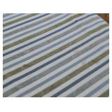 ML - Velvet Striped Tablecloth for 4.5 ft Table