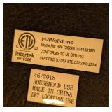 LL - Petite Brass and Marble Table Lamp, 21 Inch Height