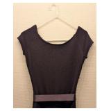 LL - Heidi Weisel Size 8 Black Cashmere and Silk Dress