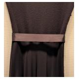 LL - Heidi Weisel Size 8 Black Cashmere and Silk Dress