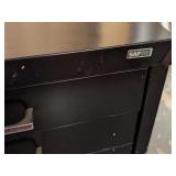 LL - Safco 5-Drawer Black Flat File Cabinet