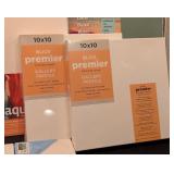 LL - Assorted Stretched Canvases and Art Panels Collection