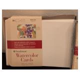 LL - Lot of Watercolor Cards and Fabriano Folded Card Stationery