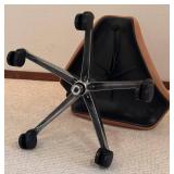 LL - Vaneetech Rolling Saddle Stool with Adjustable Height