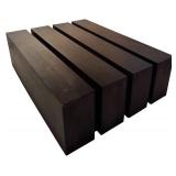 LL - Chazin Interiors Ebony Planked Cocktail Table