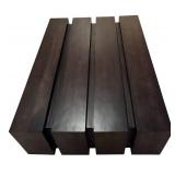 LL - Chazin Interiors Ebony Planked Cocktail Table