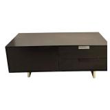 LL - Black Console Table with Storage